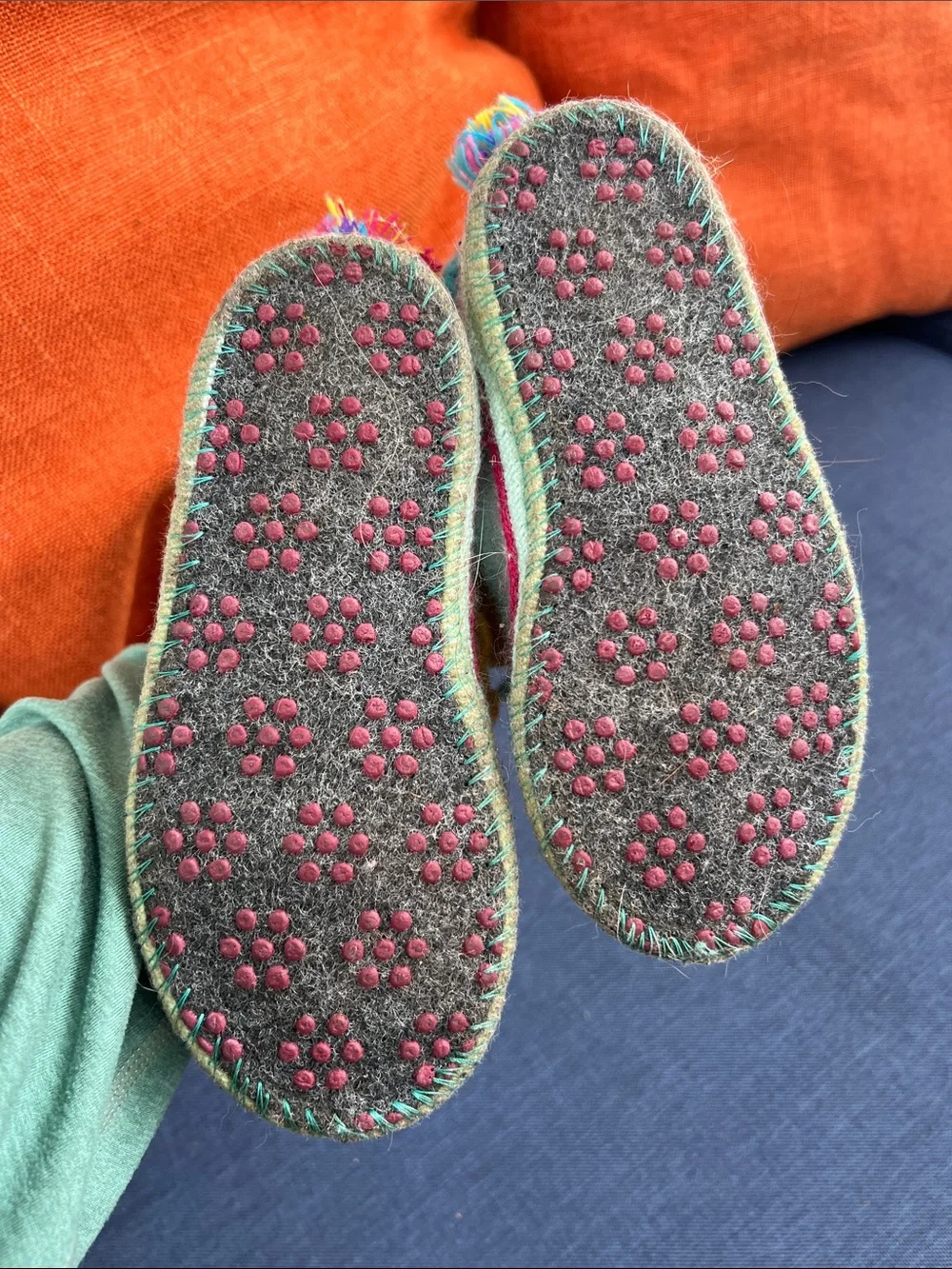 Garnet Hill cozy turquoise